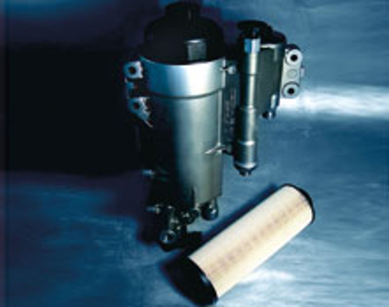MAHLE fuel filter module with spin-on fuel filter